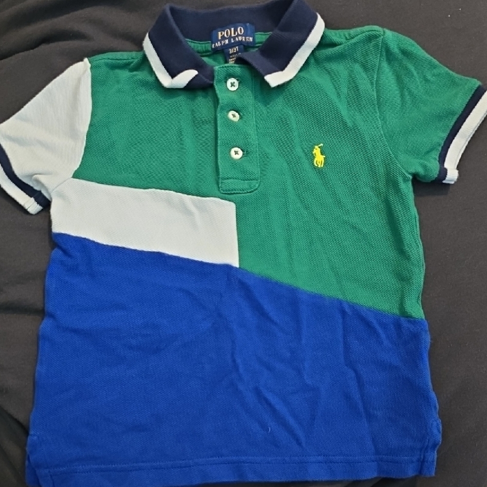 Polo by Ralph Lauren Kids Polo - Green, Blue, and Gray